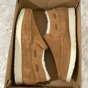 SPERRY Moc Sider Wr Suede Slip On Tan Size 10 NEW s-l400.jpg main image 4